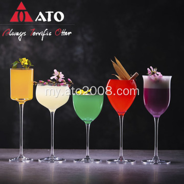 Ato ဂျပန် Crystal Clamical Stemware Champagne Glass